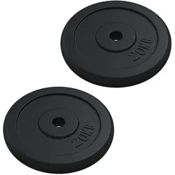 vidaXL, Hantelscheiben, (2 x 20 kg)