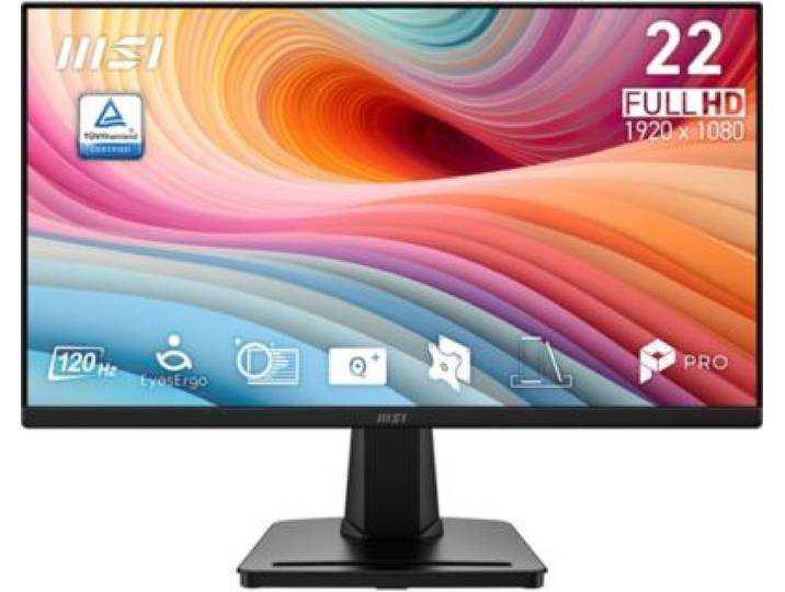 Msi - Ecran Pc Pro Mp225 21,4 Va Full Hd 120 Hz Hdr