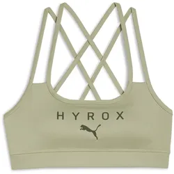 PUMA x Hyrox Move Strappy Low Support Sport-BH Damen 82 - lux army XS