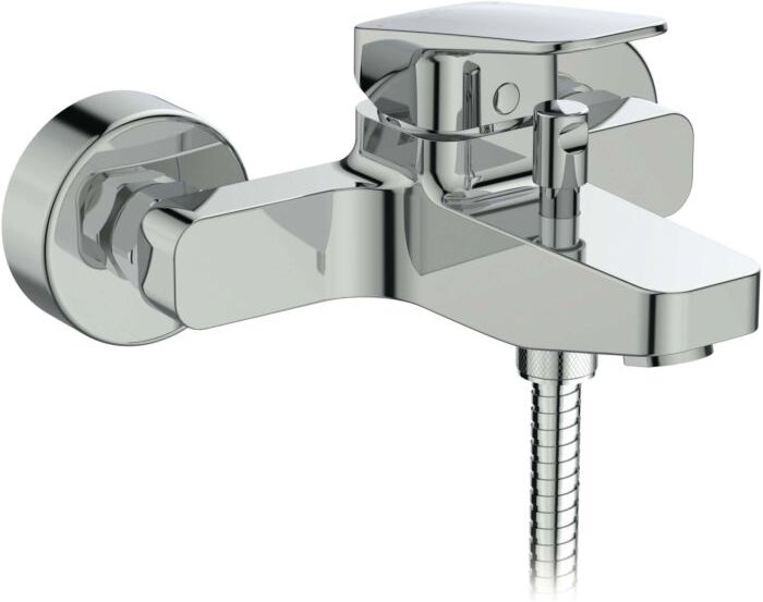 Ideal Standard Wannenarmatur BD258AA Aufputz, mit Handbrause-Set, verchromt