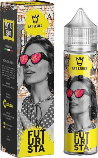 Croma Vape Futurista Art Series Liquido Shot 20ml Pasta Frolla Crema Limone
