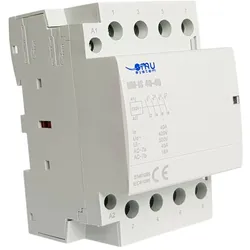 Modular Leistungsschütz Schütz 40A 4kW 230V AC 4NO 35mm DIN Montage XBS M-IS 40-40