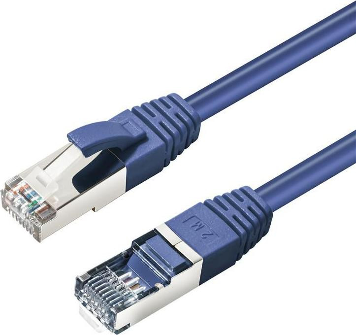 Microconnect SSTP615B Cat6 S/FTP Netwerkkabel, 15 meter, Blauw
