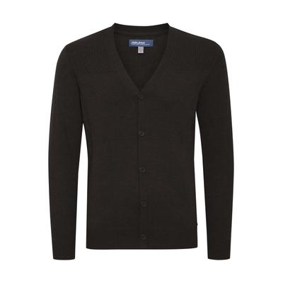 Cardigan BLEND "Cardigan BHCaden", Herren, Gr. M, schwarz, Obermaterial: 100% Baumwolle CO., Strickjacken