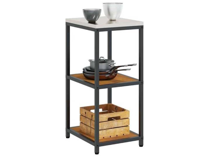 MGH - TOP Meuble modulaire/Étagère de rangement de cuisine - avec étagère Rouillé LLV1186