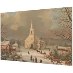 FOTOTAPETE 312x219 cm - Winterlandschaft