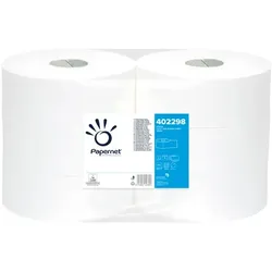 Toilettenpapier Großrolle Tissue weiß 2-lagig 6 Rollen/Paket, 250 m, 810 Blatt