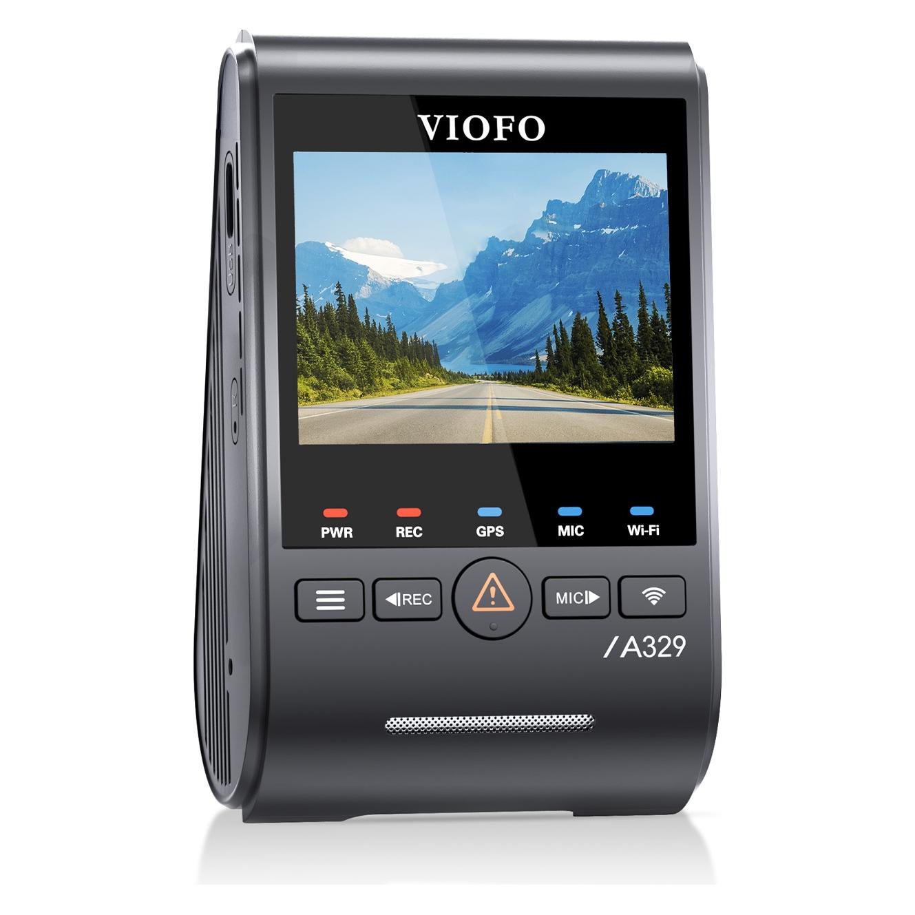 Viofo A329S 1CH (Front + GPS + CPL) (Bluetooth, Eingebautes Display, GPS-Empfänger, 4K) (A329S 1CH)