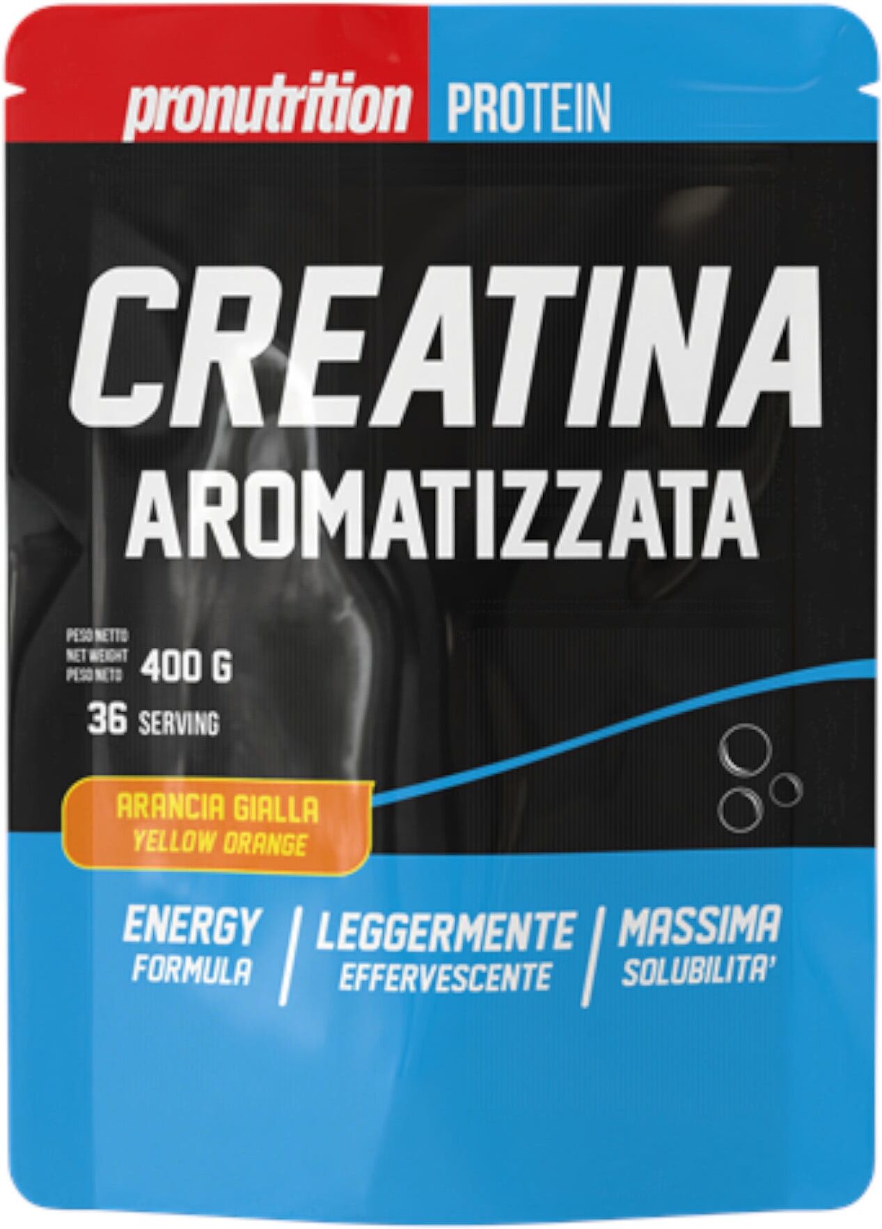 PRONUTRITION Creatina Aromatizzata Effervescente 400 Grammi 
