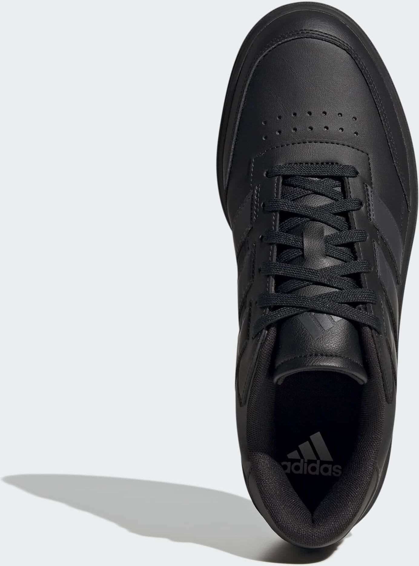 Sneaker ADIDAS SPORTSWEAR "COURTBLOCK", Herren, Gr. 43, schwarz (core schwarz, carbon, core schwarz), Synthetik, Schuhe Sneaker core schwarz, carbon, core schwarz 43