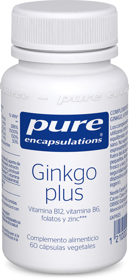 Pure Encapsulations Ginkgo Plus 60 Capsules