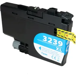 Kompatible Druckerpatrone Brother LC-3239 XL-C Cyan, LC3239XLC