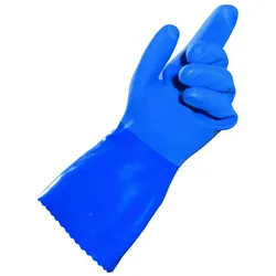 Mapa Vinyl Handschuh Telsol 351 Blau 30 cm