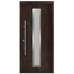 Hörmann Ecostar Haustür "ISOPRO Secur IPS 700S",night oak,110 x 210 cm (B x H)