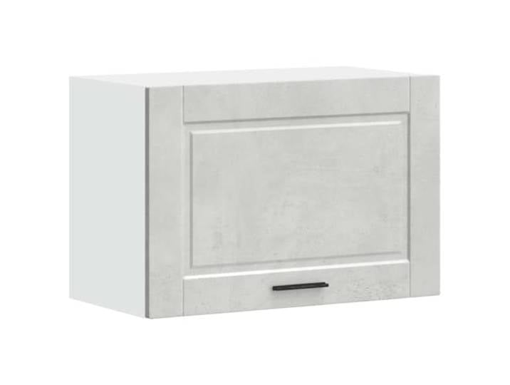 KGHFDVB Küchen-Hängeschrank 60 x 31 x 40 cm Porto Betongrau Holzwerkstoff Holzwerkstoff mit glatter Oberfläche, zwei Türen verdecken Küchengeräte, Wandmontage spart Bodenfläche, bis 70 kg belastbar