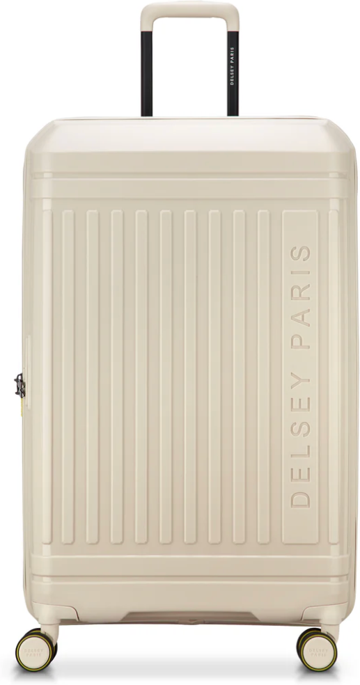 Delsey Lutece 80cm 4-Wheel Expandable Extra Large Suitcase - Beige