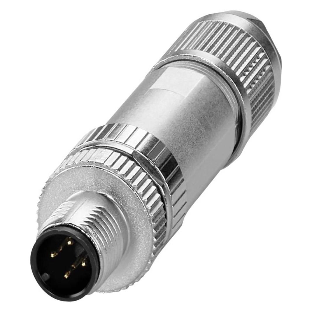 Phoenix Contact M12,4P,Sh.Plug,SPEEDCON,A-coded,Push-in (1424666)