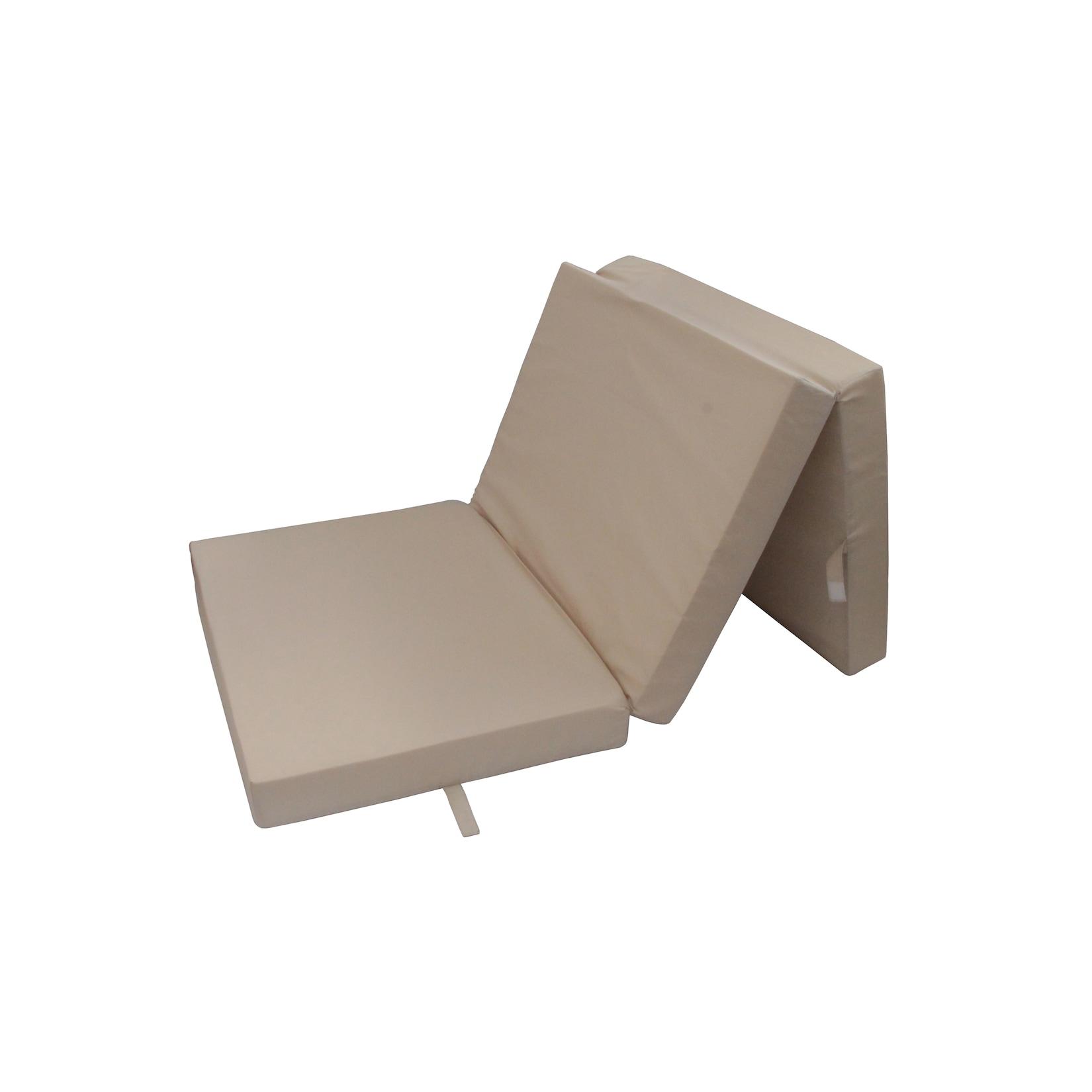 Herlag Klappmatratze Senior beige, 195x85 cm, Campingmatratze, Faltmatratze