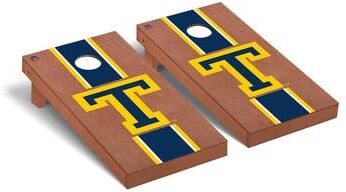 Skip's Garage Trinity College Bantams Rosewood Cornhole Board Set