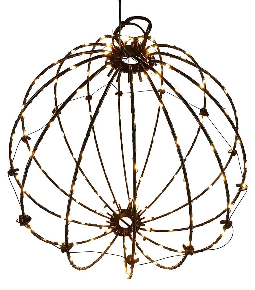Clayre&Eef Hanglamp Sphere Wit Metaal