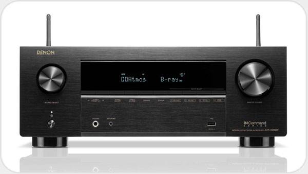 Denon AVR X2800H 7.2-Kanal 8K-AV-Receiver *schwarz* mit 8K-Video und 3D-Audio DE13847