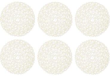 DII Design Imports Woven Paper Kitchen Placemat Set (Set of 6)