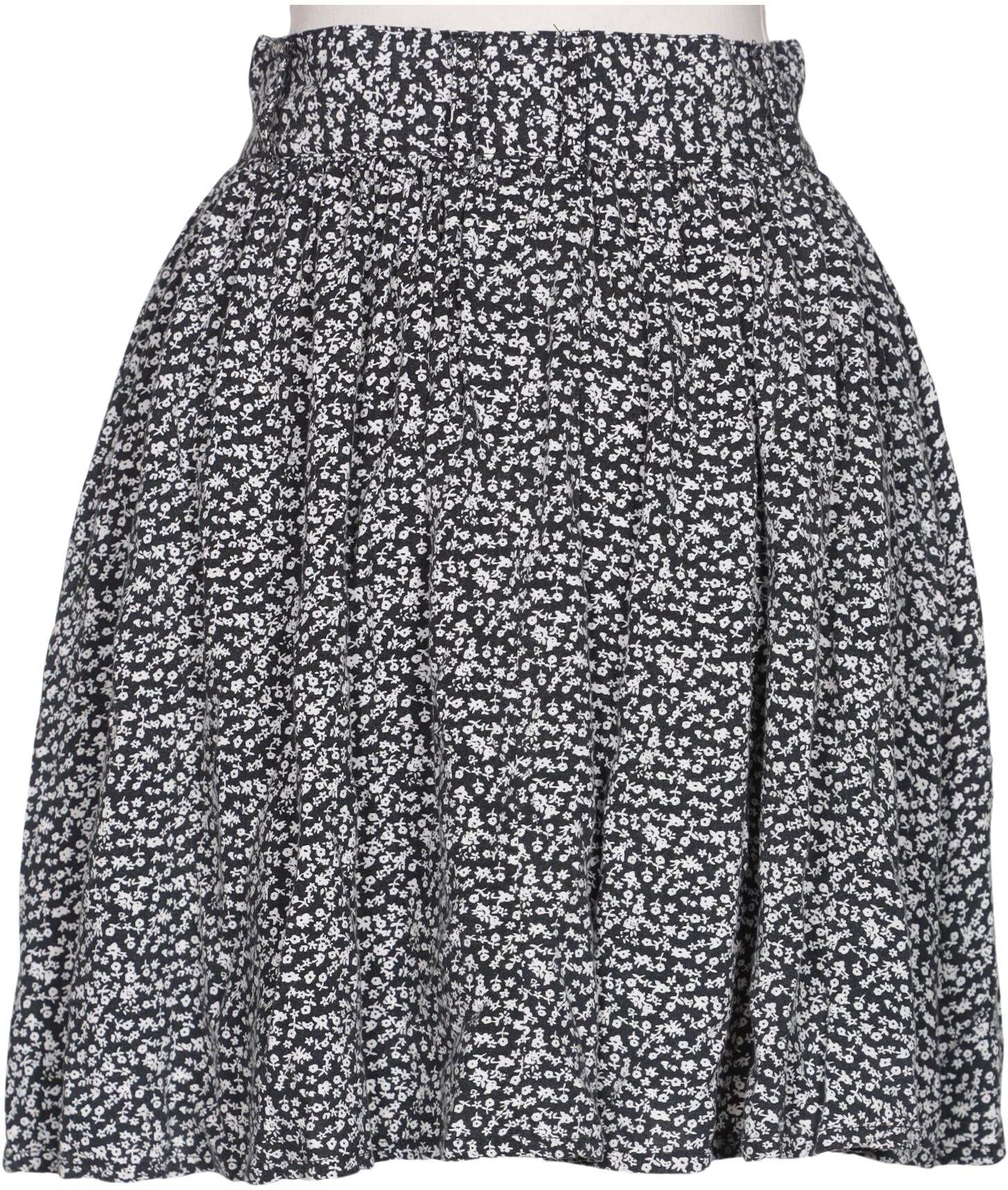 Weekday Damen Rock, Mehrfarbig, Gr. XS, Viskose - Second Hand