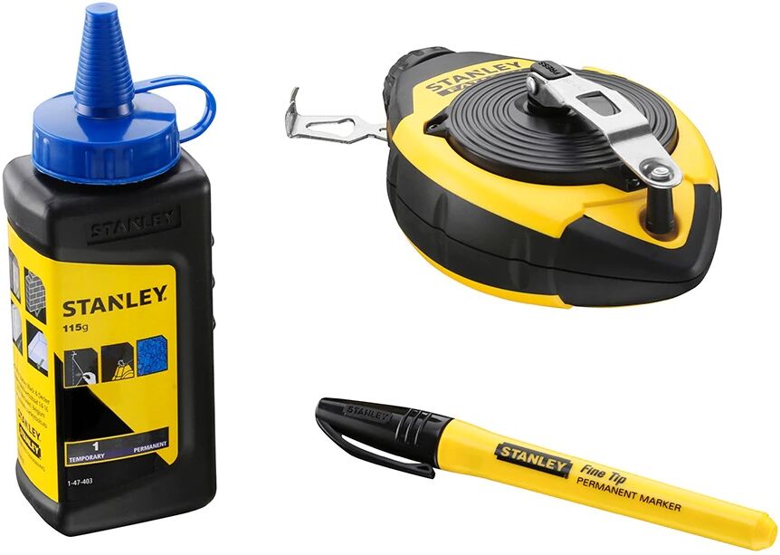 Kit cordeau traçeur 30 m STANLEY FATMAX® 0-47-681 Noir