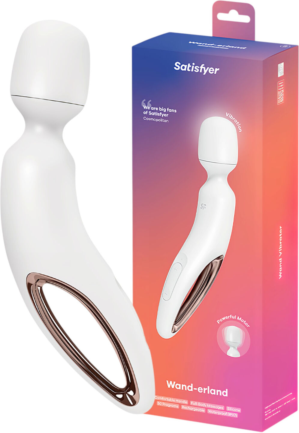 Satisfyer Wand-erland - massaging vibrator (white)