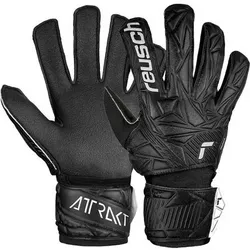 REUSCH Kinder Torwarthandschuhe Attrakt Resist Junior, Größe 8 in Schwarz Schwarz