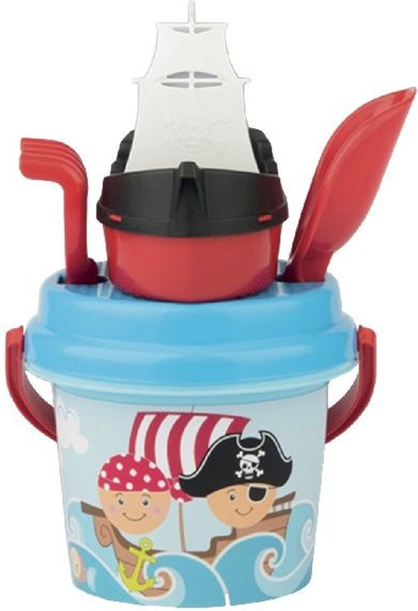 Adriatic Emmerset Piraat & boot 5-delig met emmerhoogte 15 cm