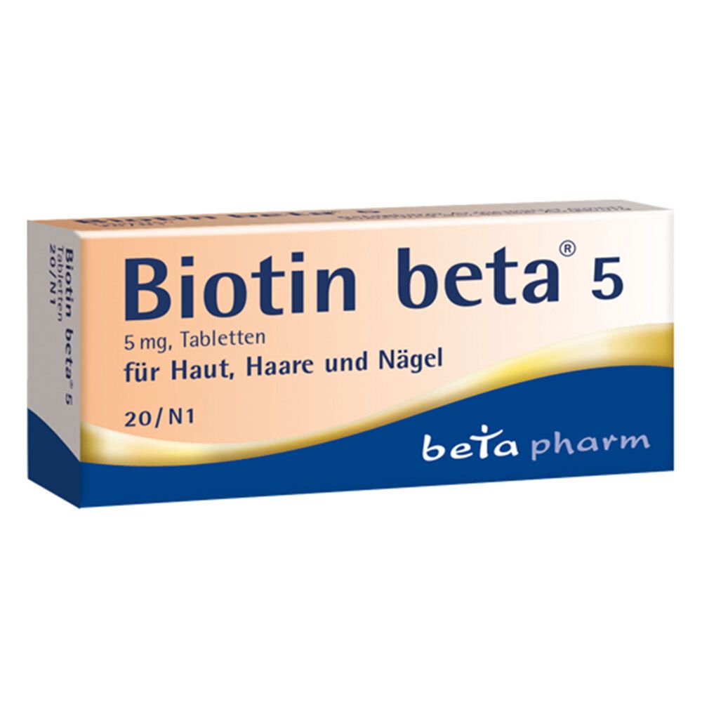 Biotin Beta 5 Tabletten 20 St