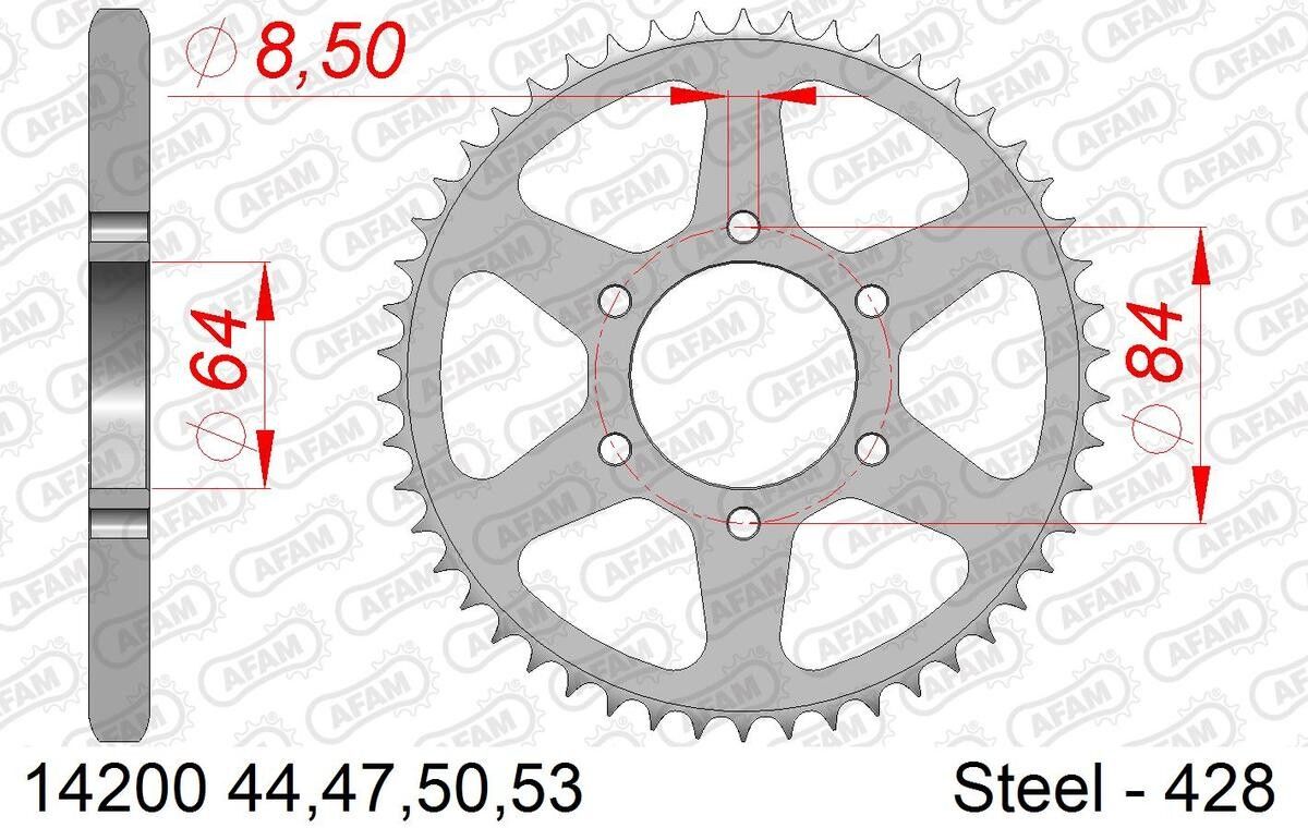 AFAM 14200-53 Chain Sprocket