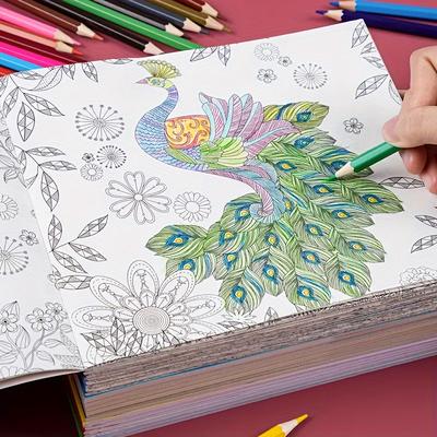 Anti Stress Adult Colouring Book, Random Copy Design For Mindfulness And Creativity Anti Stress Adult Colouring Book, Random Copy Design For Mindfulness And Creativity