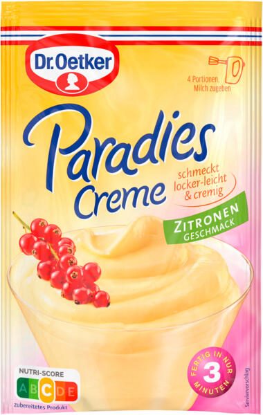 Dr. Oetker Paradies Creme Zitrone 72,5 g 136582005