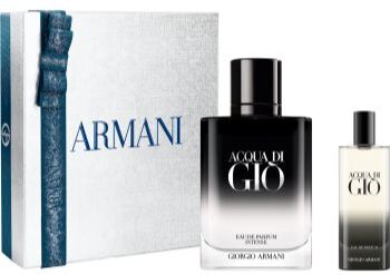 Armani Acqua di Giò Intense coffret para homens . Acqua di Giò Intense