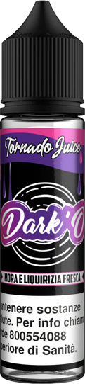 Tornado Juice Dark'O Liquido Shot 10ml Mora Liquirizia