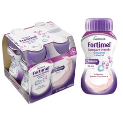 Fortimel Compact Protein 2.4 Kcal Kühlende Beere 4X125 ml