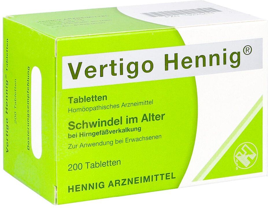 Vertigo Hennig Tabletten 200stk