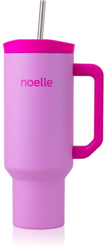 Noelle Tumbler gobelet en acier inoxydable avec paille Pink 1 pcs