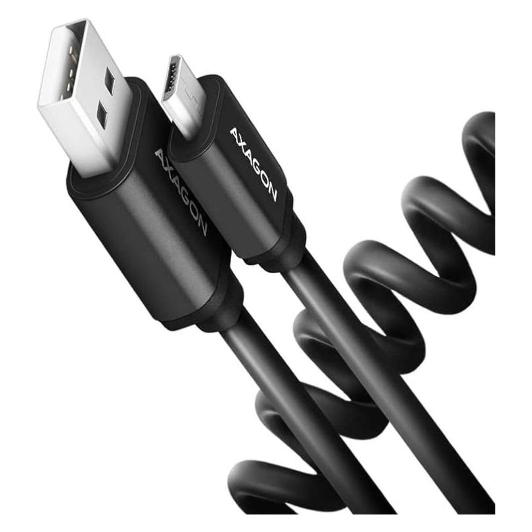 Axagon BUMM-AM10TB Kabel Micro-USB auf USB-A 2.0 (0.60 m, USB 2.0) (BUMM-AM10TB)