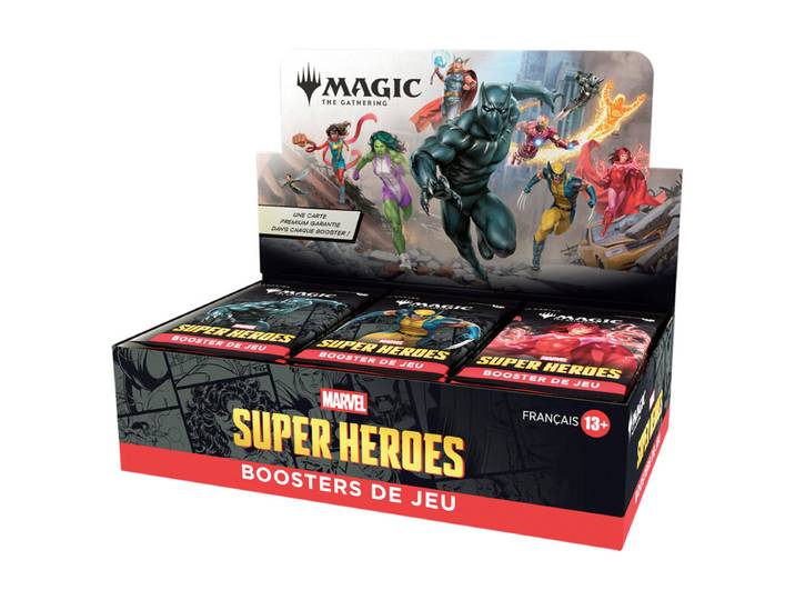Magic: The Gathering - Marvel Super Heroes - Boîte de présentation 30 boosters de jeu - Version française