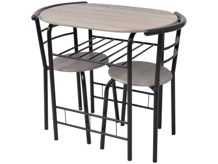 Promo été Ensemble Table à Manger avec 2 Chaises - SWEETY - Ensemble de meuble pour salle à manger MDF 80x53x74cm 8788775