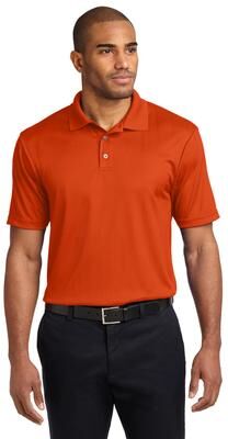 Port Authority K528 Performance Fine Jacquard Polo Shirt in Autumn Orange size 4XL   Polyester