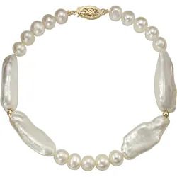 Fascination by Ellen K. Armband Gold 585 Perle weiß 6-7mm