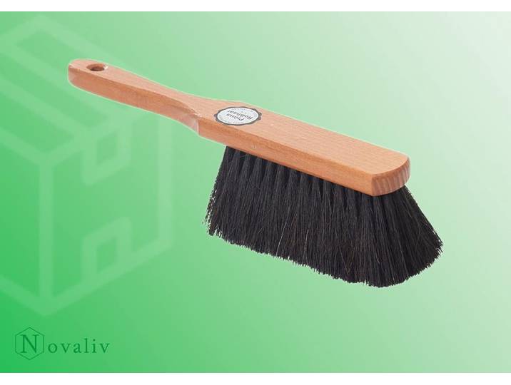 Veegset van paardenhaar\, handborstel en schep\, veegset\, stoffer en blik\, stoffer en blik\, handveegset (veegset van paardenhaar\, 1)