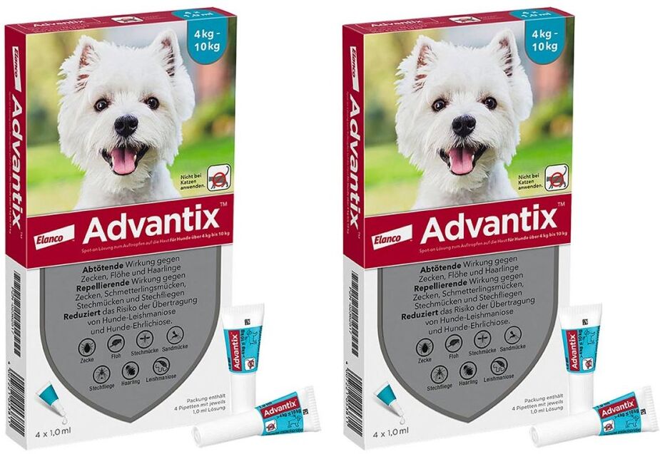 Advantix Spot-on Hund 4-10 kg Lösung