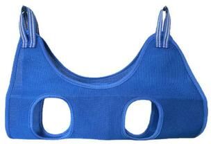 Uplifted Finds Pet Grooming Restraint Hammock blue xs