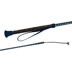Reitgerte mit Soft-Wickelgriff Gerte Blau / 90 cm