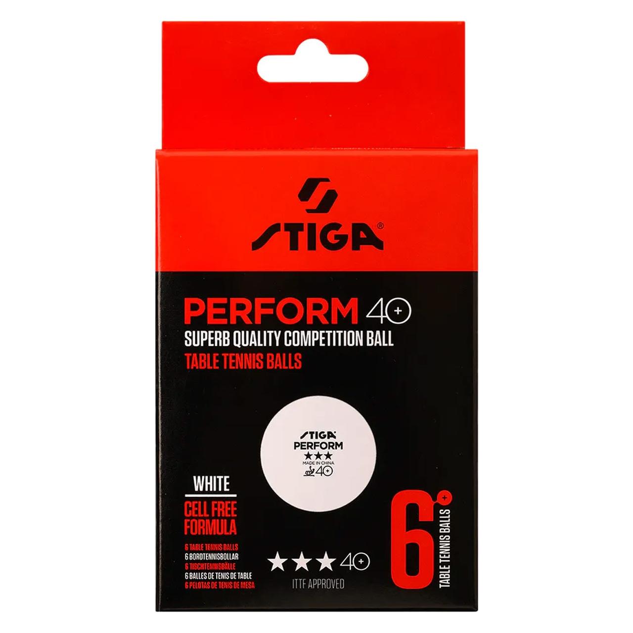 Stiga Ball Tennis Training Perform 3-Star 6pcs (6 Stk.) (1113-2110-06)